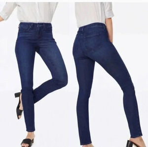 NYDJ Alina Skinny Lift Tuck Technology Classic Chic Dark Wash Denim Jeans(2)